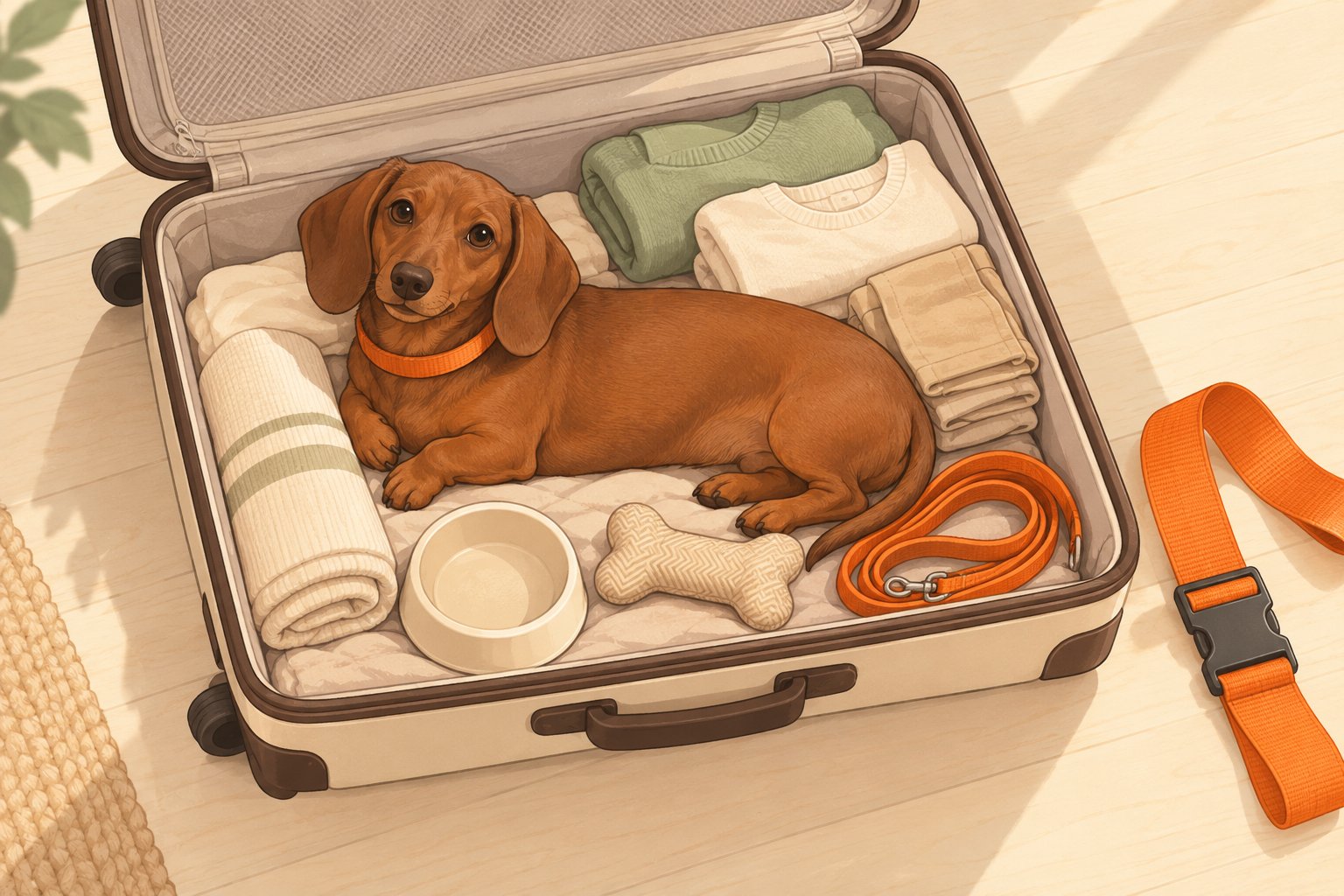 Checkliste & Packliste für den Hundeurlaub mit Dackel – Nichts vergessen!