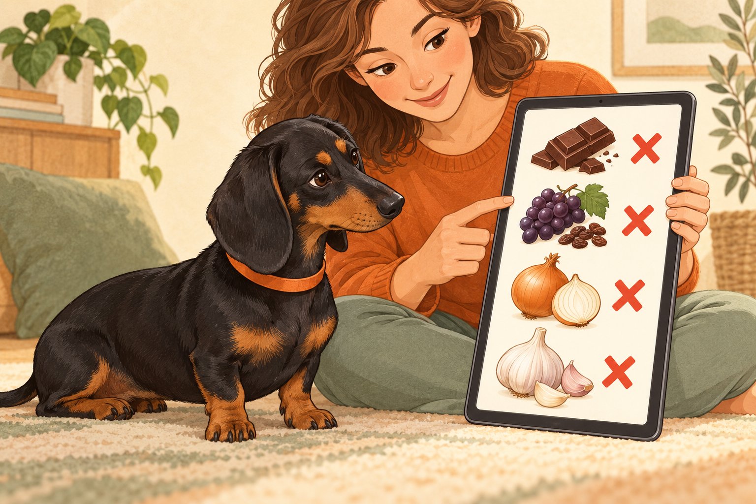 Rette deinen Dackel – Diese Lebensmittel sind für Hunde giftig